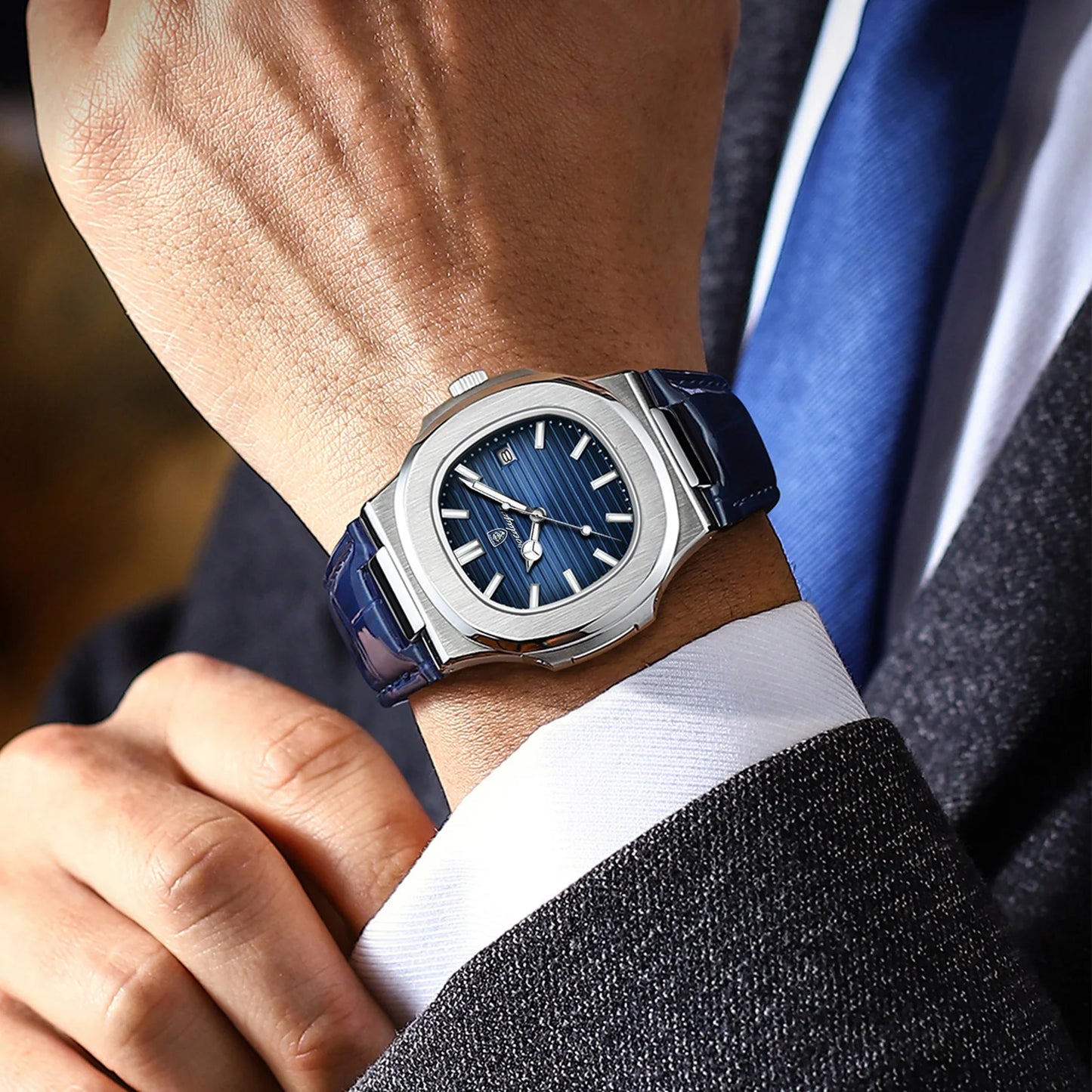 POEDAGAR Luxury Man Wristwatch