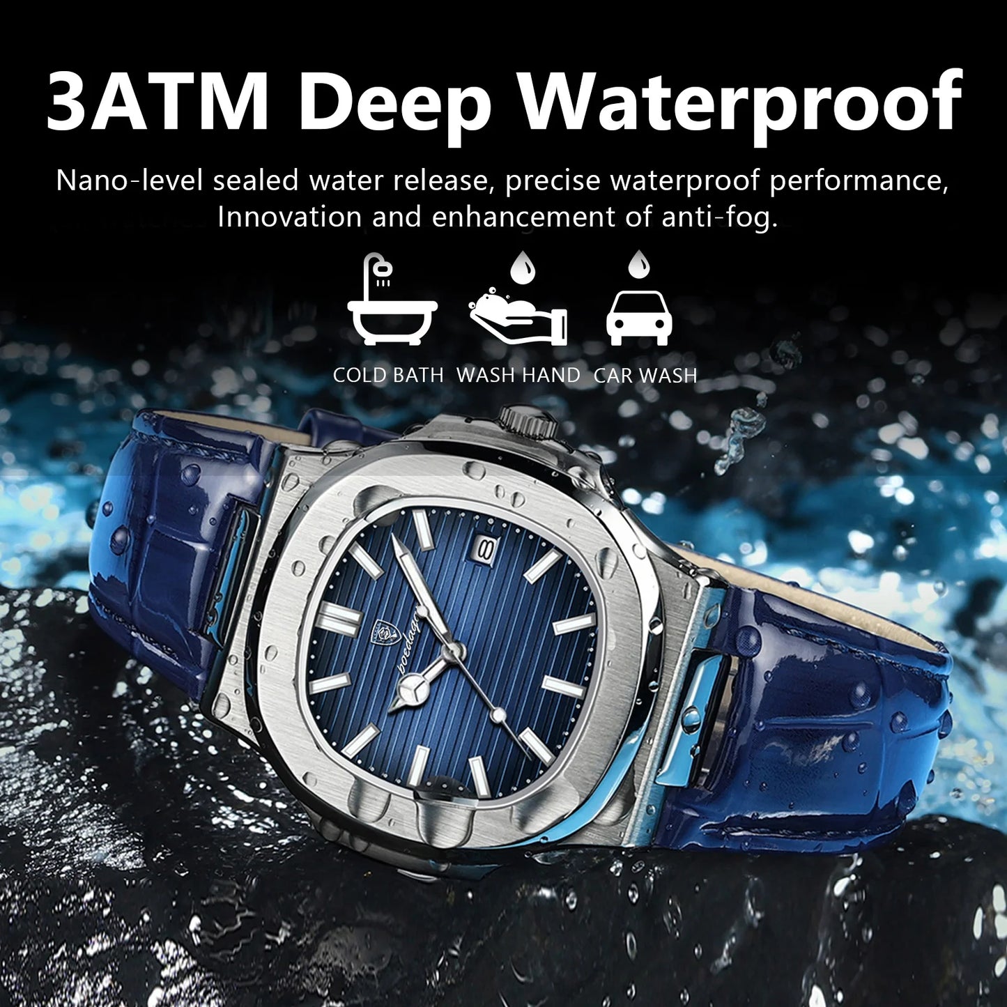 POEDAGAR Luxury Man Wristwatch