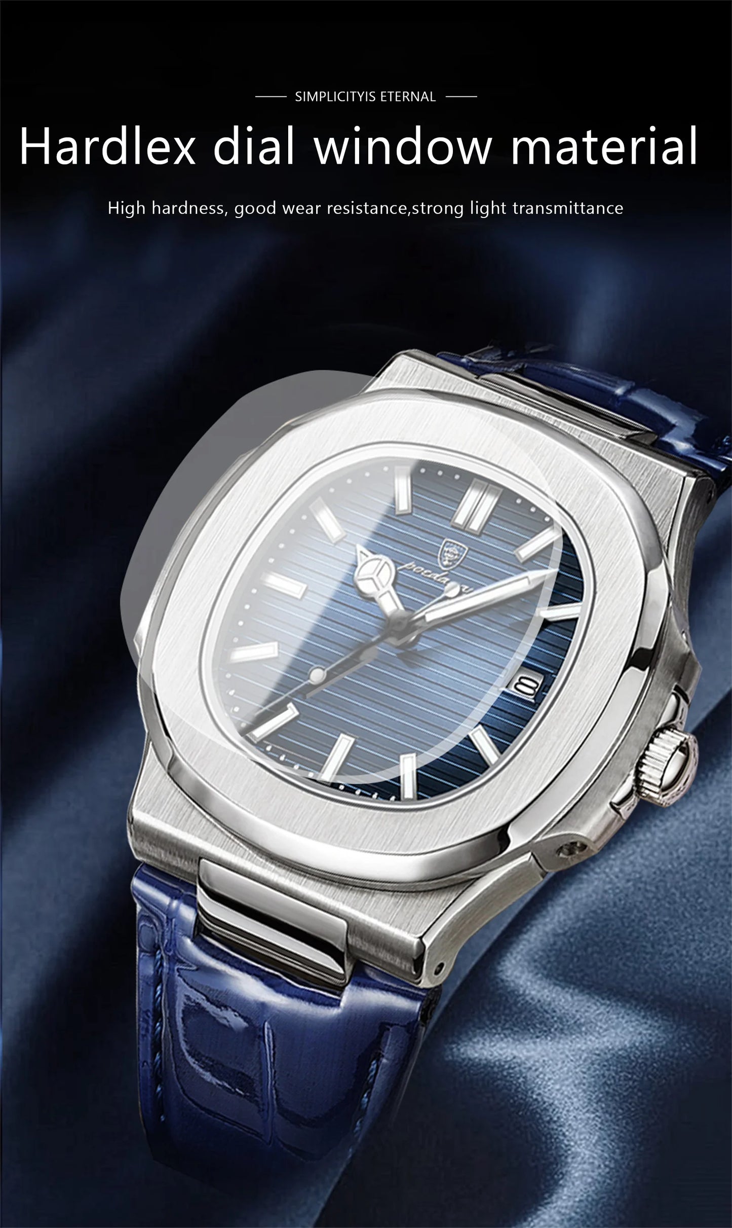 POEDAGAR Luxury Man Wristwatch