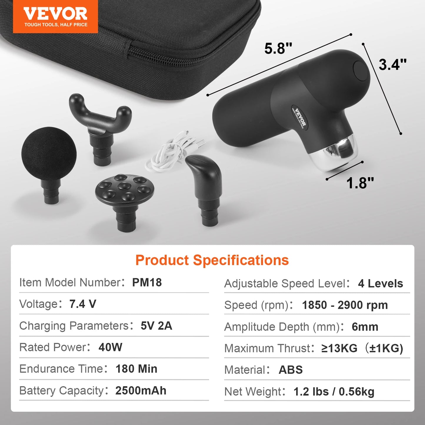 VEVOR Mini Massage Gun